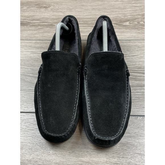 M. Gemi Men\'s Lined Moccasin Driving Loafer Black Size 43 US 10‎ main image 3